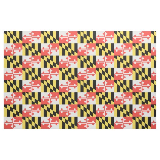 メリーランド州旗9x13.5 ファブリック (ヤード)