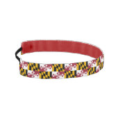 メリーランド州旗、アメリカ州旗 アスレチックヘッドバンド (左)