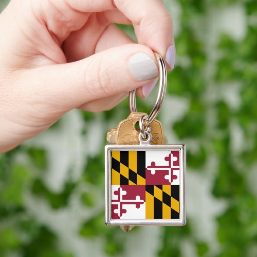 メリーランド州旗 キーホルダー (手)