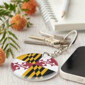 メリーランド州旗 キーホルダー (正面右)