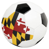 メリーランド州旗 サッカーボール (3/4)