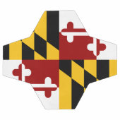 メリーランド州旗 サッカーボール (フラット)