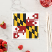 メリーランド州旗 スタンダードカクテルナプキン (インサイチュ)