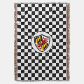 メリーランド州旗 スローブランケット (正面縦)