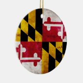 メリーランド州旗 セラミックオーナメント (右)