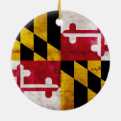 メリーランド州旗 セラミックオーナメント (裏面)