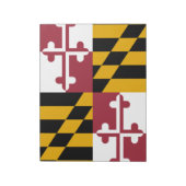 メリーランド州旗 ノートパッド (回転)