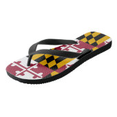 メリーランド州旗 ビーチサンダル (アングル)