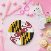 メリーランド州旗 ペーパープレート (パーティー)