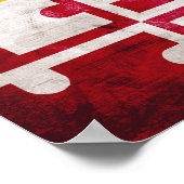 メリーランド州旗 ポスター (角)