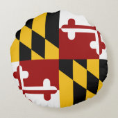 メリーランド州旗 ラウンドクッション (裏面)