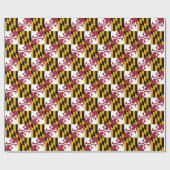 メリーランド州旗 ラッピングペーパー (フラット)