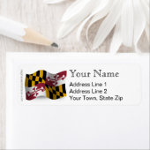 メリーランド州旗 ラベル (インサイチュ)