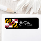 メリーランド州旗 ラベル (インサイチュ)