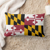 メリーランド州旗 ランバークッション (ブランケット)