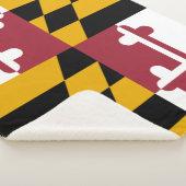 メリーランド州旗(米国州) シェルパブランケット (3/4)