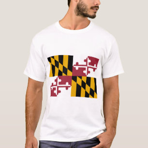 メリーランド州旗(米国州) Tシャツ