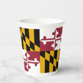 メリーランド州旗 紙コップ (正面)