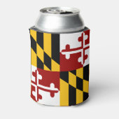 メリーランド州旗 缶クーラー (缶裏面)