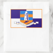 メリーランド州旗 長方形シール (バッグ)