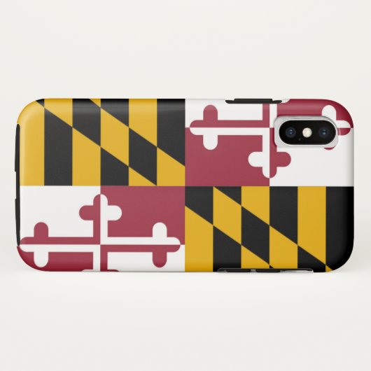 メリーランド州旗 Case-Mate iPhoneケース (裏面(横))