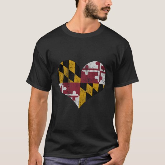 メリーランド州旗 Tシャツ (正面)
