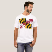 メリーランド州旗 Tシャツ (正面フル)