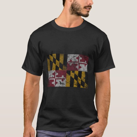 メリーランド州旗 Tシャツ (正面)