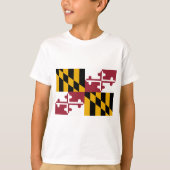 メリーランド州旗 Tシャツ (正面)