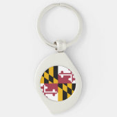 メリーランド州旗USA キーホルダー (正面)