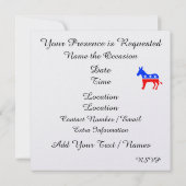 メリーランド州民主党愛国者招待 -srf 招待状 (裏面)