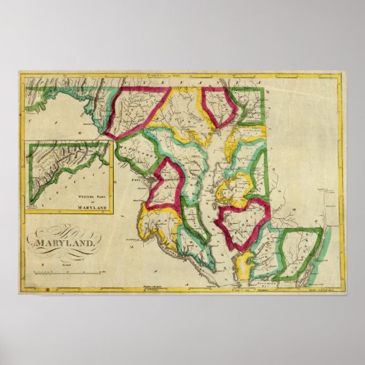 メリーランド州総合アトラス ポスター (正面)