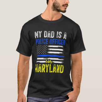 メリーランド州警察パパ Tシャツ
