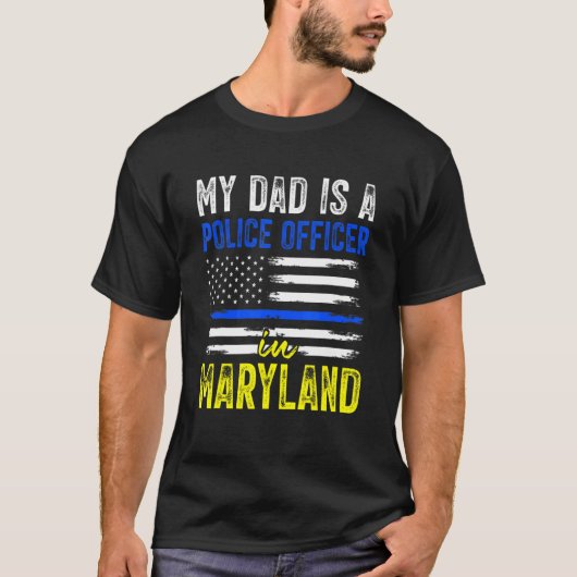 メリーランド州警察パパ Tシャツ (正面)