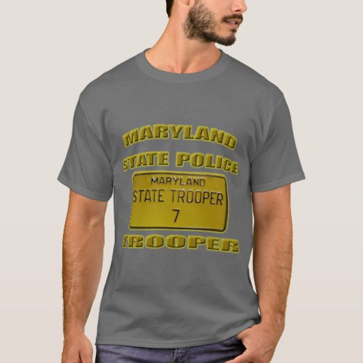 メリーランド州警察 2 Tシャツ (正面)