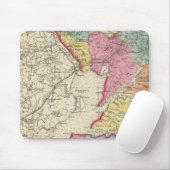 メリーランド州2郡の地形図 マウスパッド (マウス)