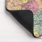 メリーランド州5郡の地形図 マウスパッド (コーナー)