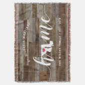 メリーランド州 オーダーメイド ウッドルック スローブランケット (正面縦)