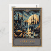 メリーランド州 |ゴシック様式の絵葉書 ポストカード (正面/裏面)