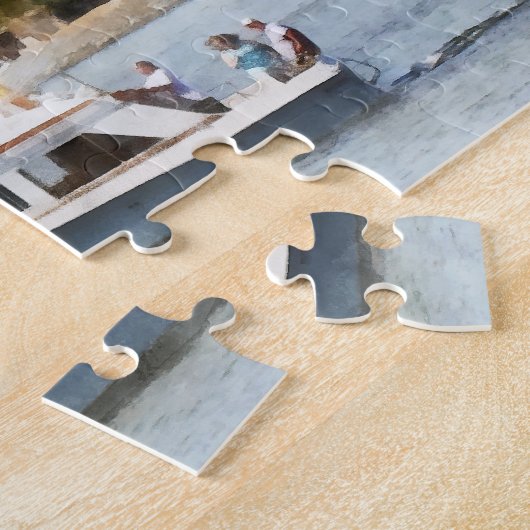 メリーランド州 – ボルチモア・スカイラインのキャビン・クルーザー ジグソーパズル (側面)