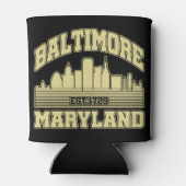 メリーランド州，ボルチモア 缶クーラー (裏面)