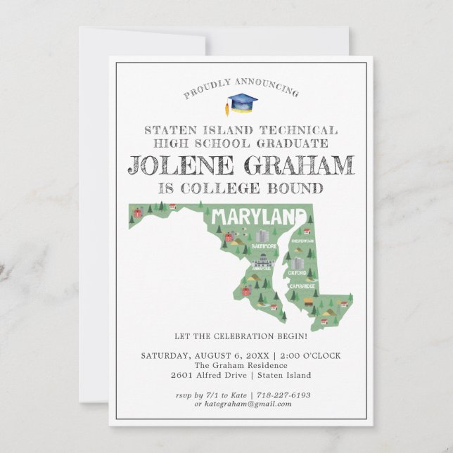 メリーランド州 |大学進学パーティー (正面)