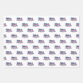 メリーランド州、50州、リバティ・ベル ラッピングペーパーシート (正面)