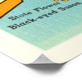 メリーランド州MD旧ヴィンテージ旅行はがき –  ポスター (角)