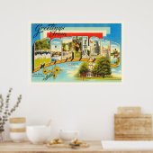 メリーランド州MD旧ヴィンテージ旅行はがき –  ポスター (キッチン)