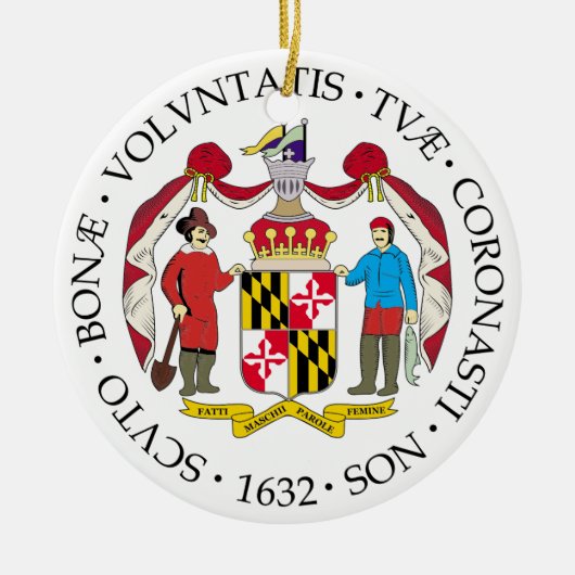 メリーランド徴候 セラミックオーナメント (正面)