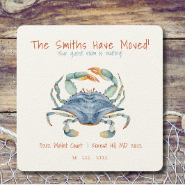 メリーランド新しい住所はがき カード