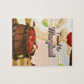 メリーランド旅行ポスター ジグソーパズル (横)