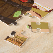 メリーランド旅行ポスター ジグソーパズル (側面)