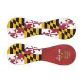 メリーランド最高の州パパ、アメリカ愛国心、メリーランド州旗 野球ボール (パネル)